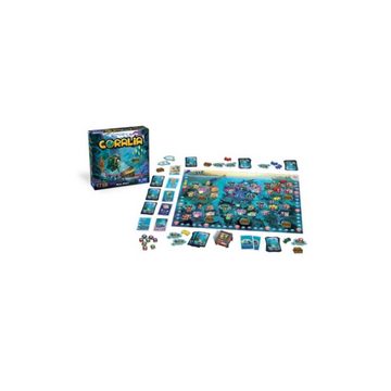 Huch! Spiel, Familienspiel 880475 - Coralia - Brettspiel für 2-4 Spieler, ab 10 Jahren, Familienspiel