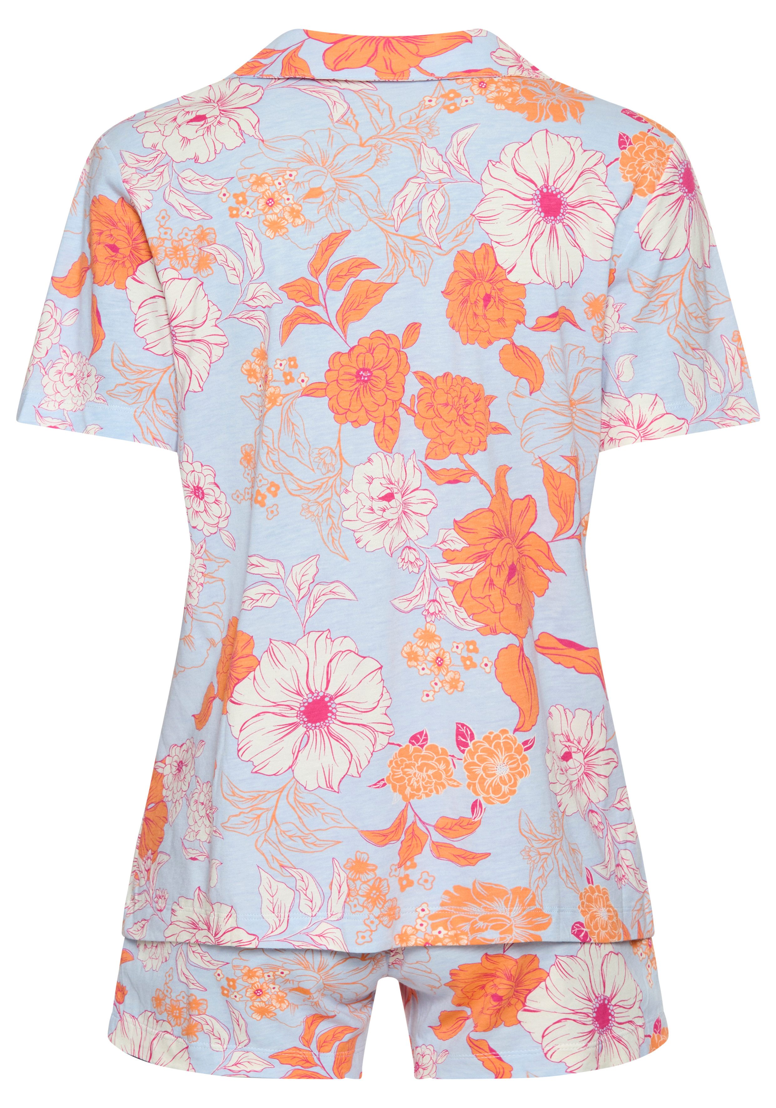 s.Oliver Shorty (Set, 2 tlg) mit Blumen-Muster
