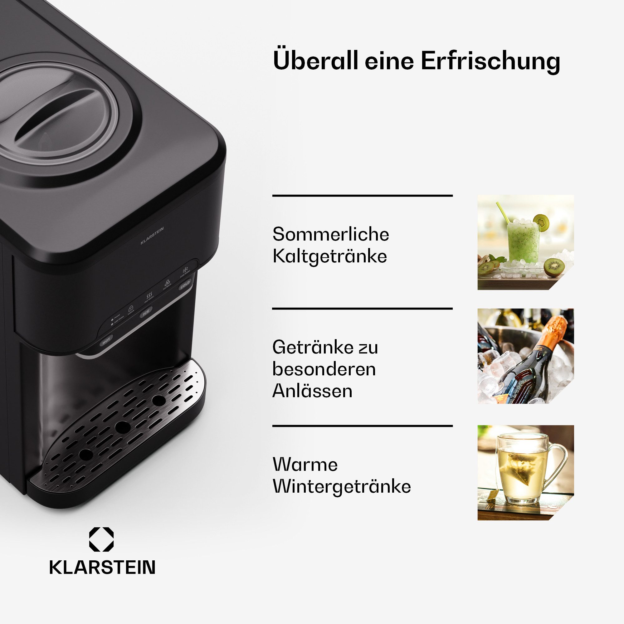 Klarstein Eiswürfelmaschine Aqueous