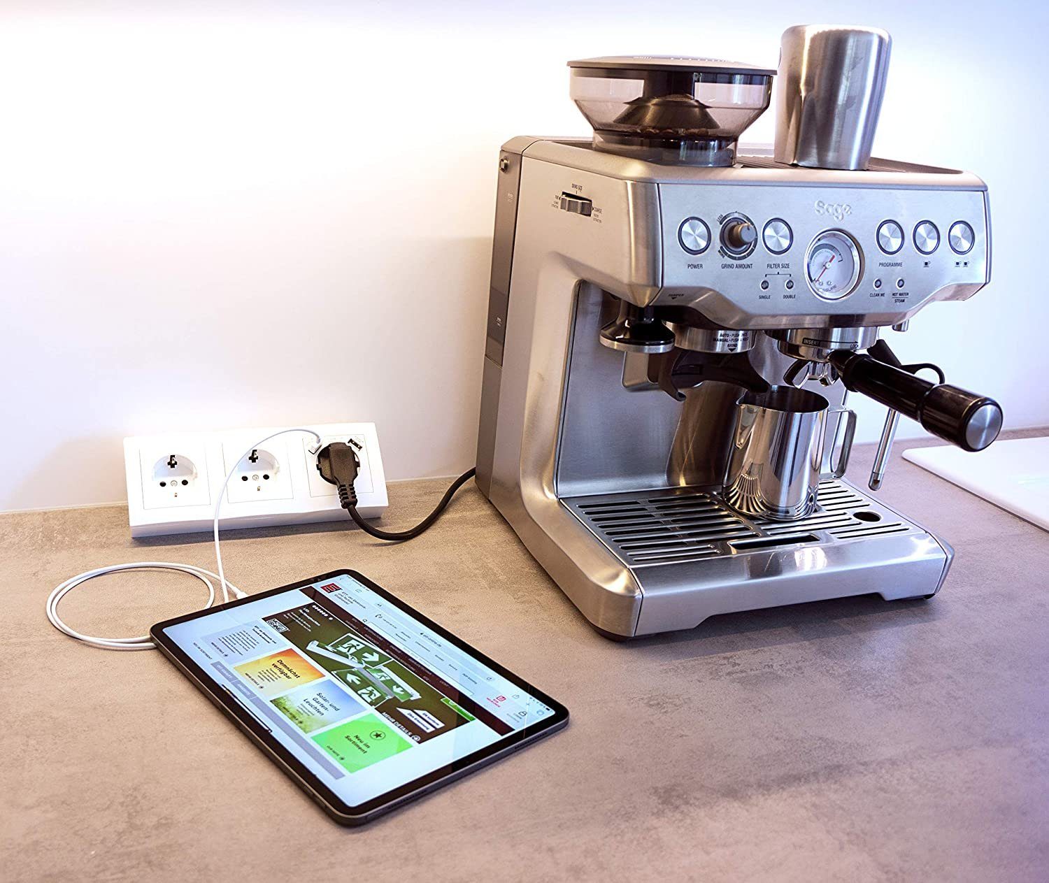 McPower MC POWER - Steckdosenblock Unterbausteckdosen Flair 3-Fach Schutzkonta Mehrfachsteckdose