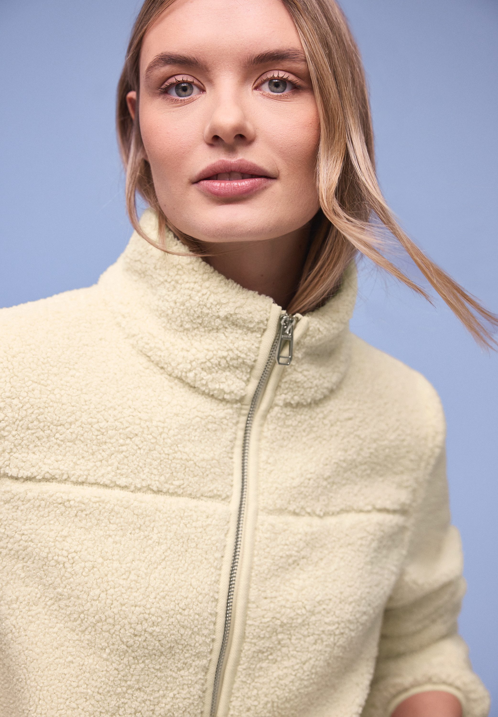 STREET ONE Fellimitatjacke aus Lammfell-Imitat
