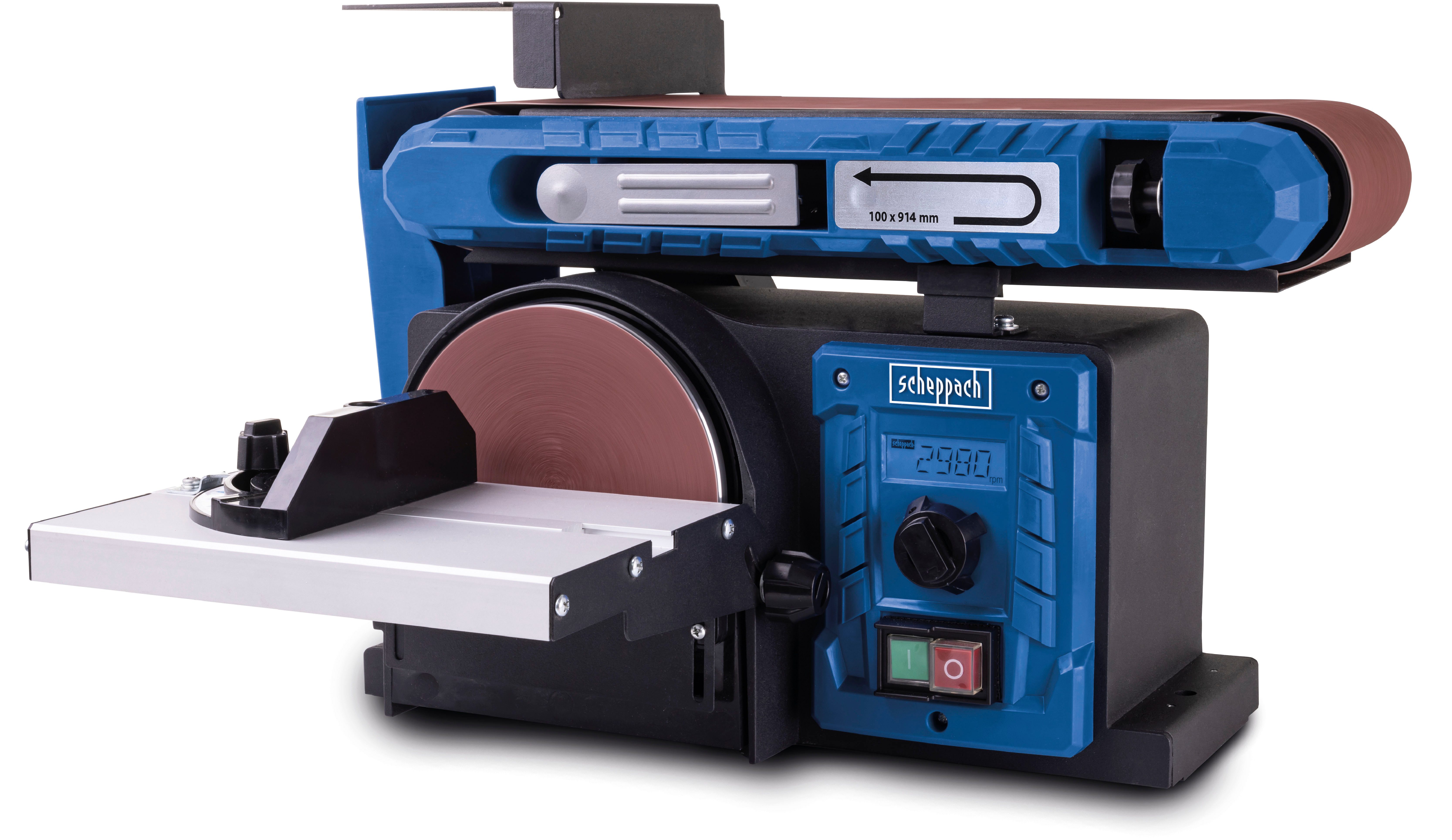Scheppach Band-Tellerschleifer »BTS800Vario«, max. 2980 U/min