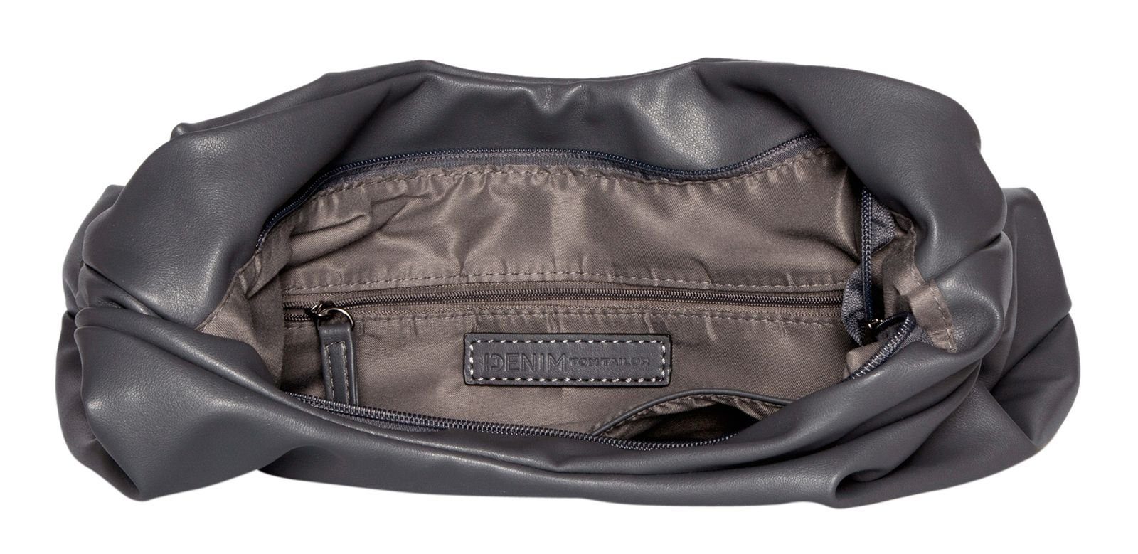 Grey TOM TAILOR Schultertasche Elsa Dark