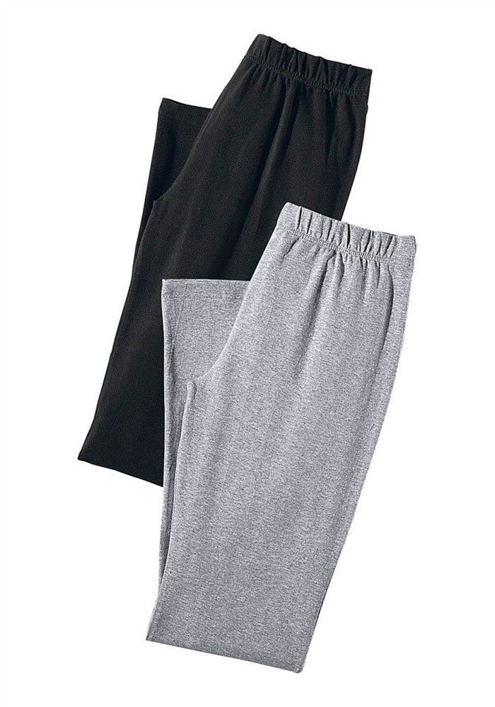 Vivance Active by Lascana Caprihose (2er-Pack) mit Gummibund, Loungewear – Bild 2 von 5