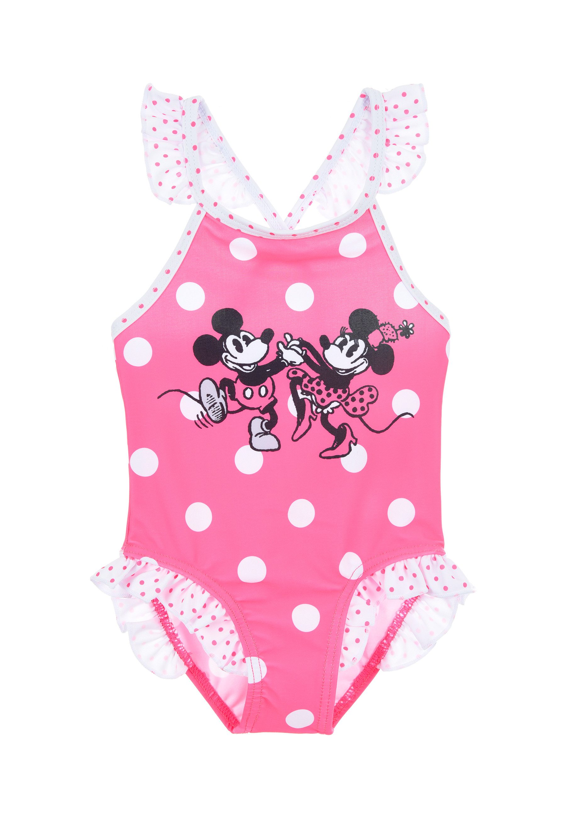 Disney Minnie Mouse Badeanzug Mädchen Bademode Kinder Mini Maus