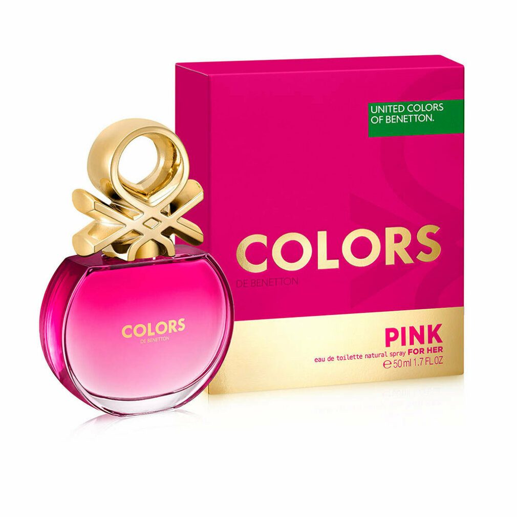 United Colors of Benetton Eau de Toilette Benetton Colors Pink Edt Spray 50ml
