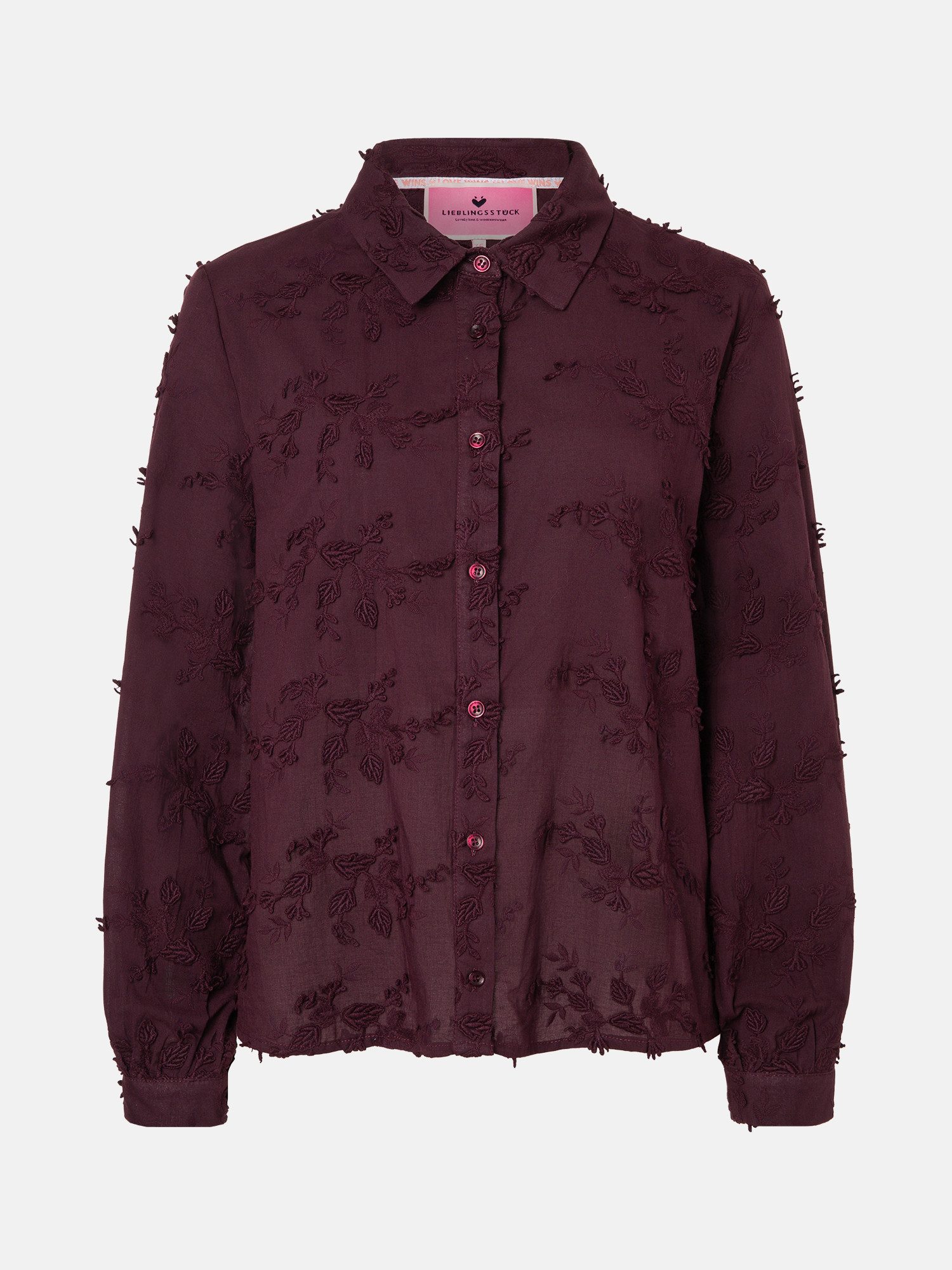 Lieblingsstück Hemdbluse FaridaL mit floralen Details, Baumwolle – Bild 5 von 5