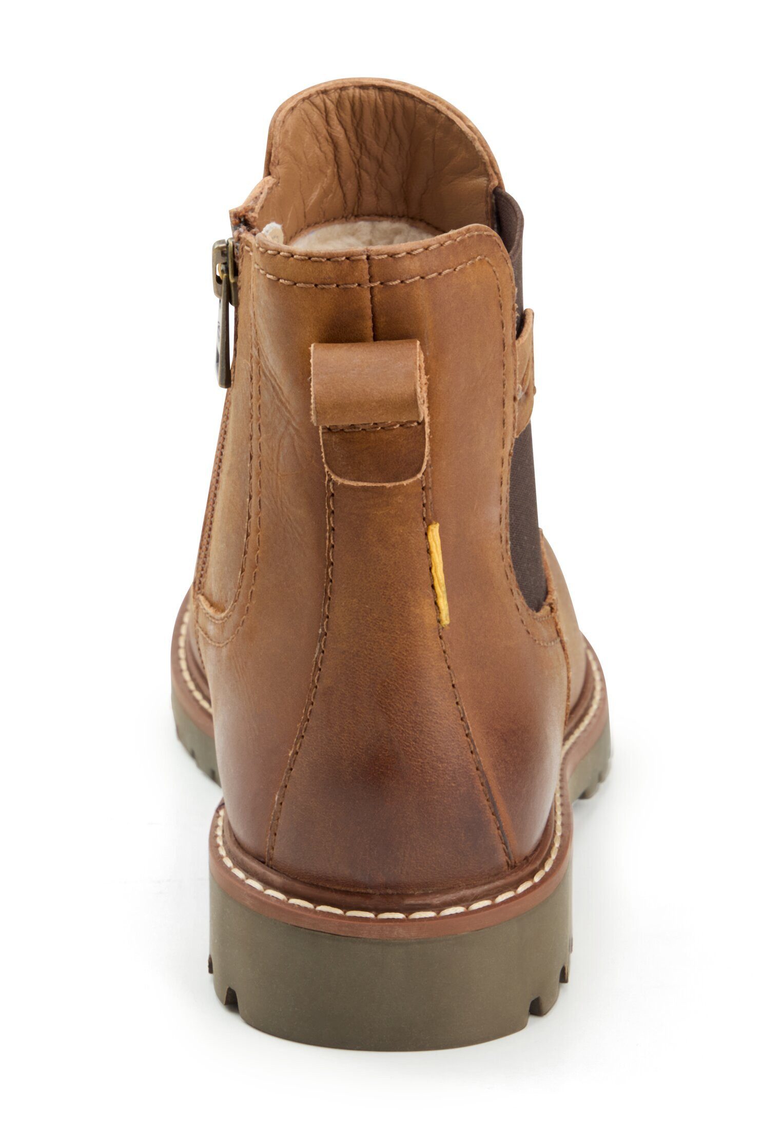 camel active Chelsea Boot mit Reißverschluss Stiefelette