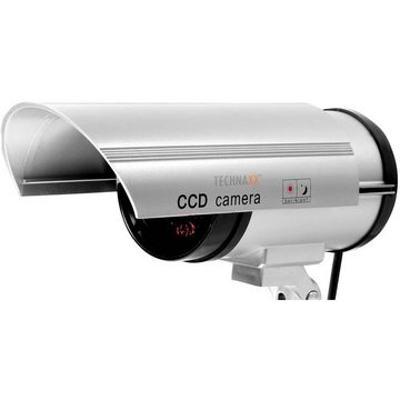 Technaxx CCD-Kamera-Attrappe Überwachungskamera Attrappe (mit blinkender LED)