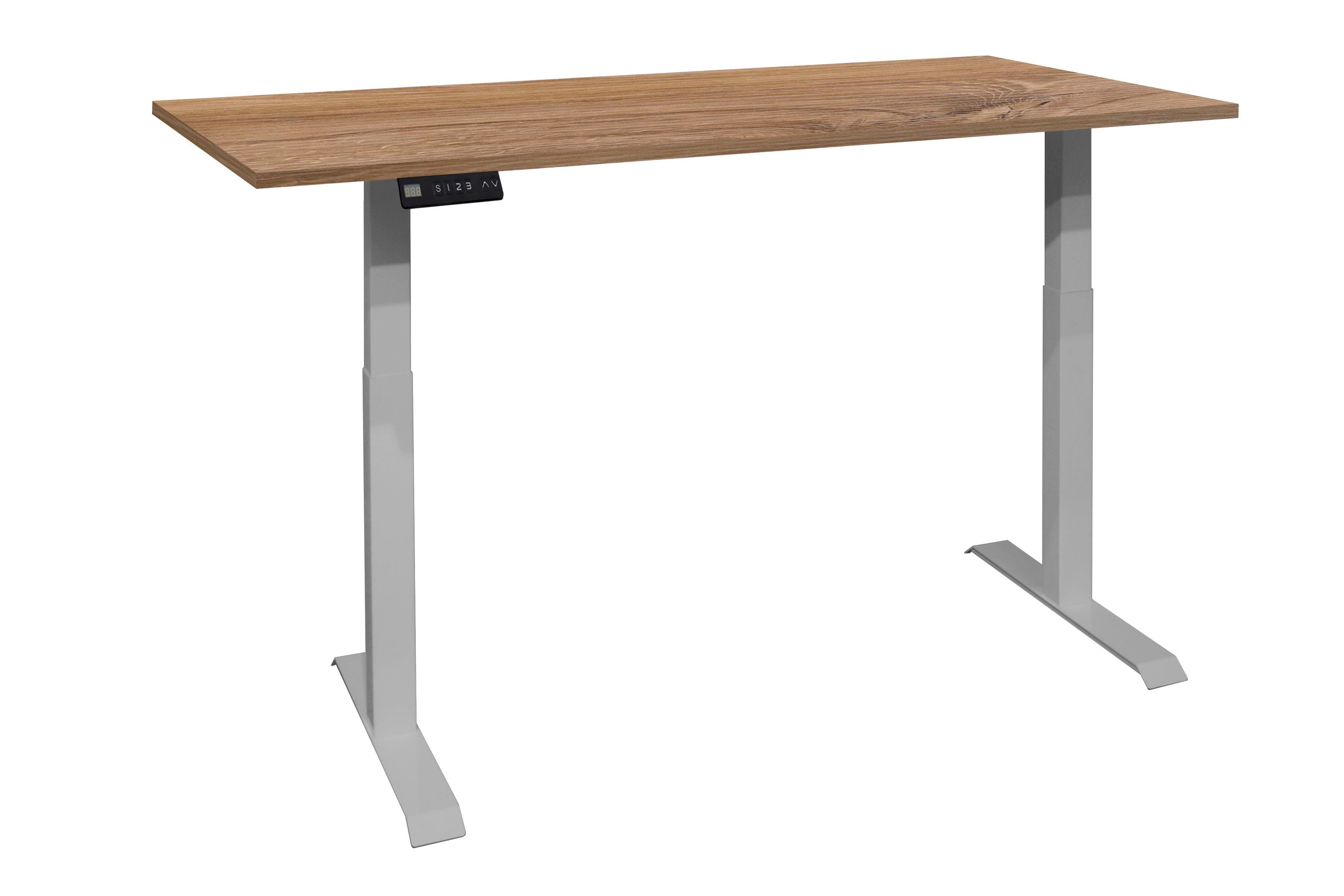 Mäusbacher Schreibtisch Big System Office, Breite 120 cm, elektrisch höhenverstellbar