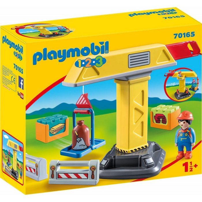 Playmobil® Spielbausteine 70165 Baukran 1.2.3