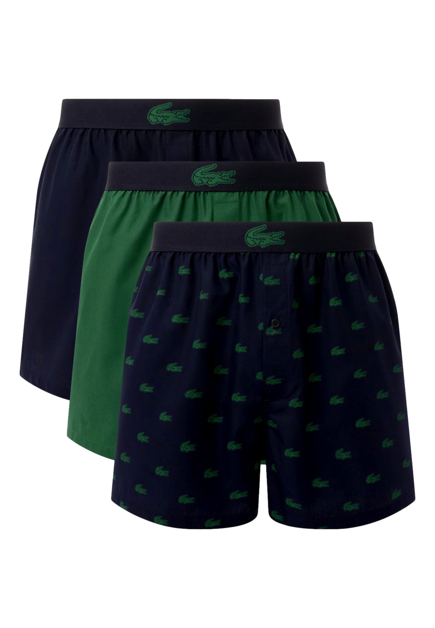 Lacoste Boxershorts Boxershorts Web-Boxershorts 3-Pack (3-St) günstig online kaufen