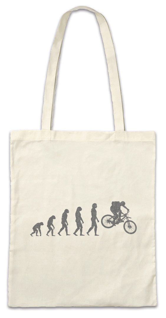 Beuteltasche Bycycle Evolution Stofftasche Rennrad Fahrradfahrer Fahrrad Mountain