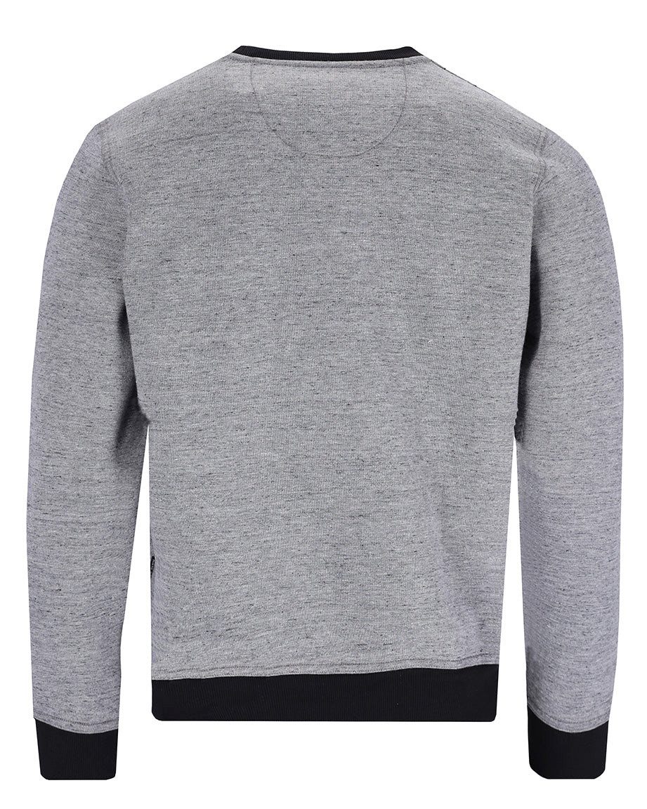 Hajo Sweatshirt Rundhalssweatshirt in Mouline günstig online kaufen