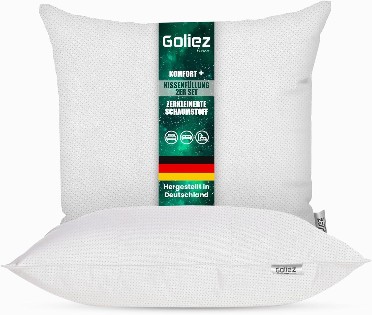 Goliez Kopfkissen Kissenfüllung 2er Set Kopfkissen günstig online kaufen