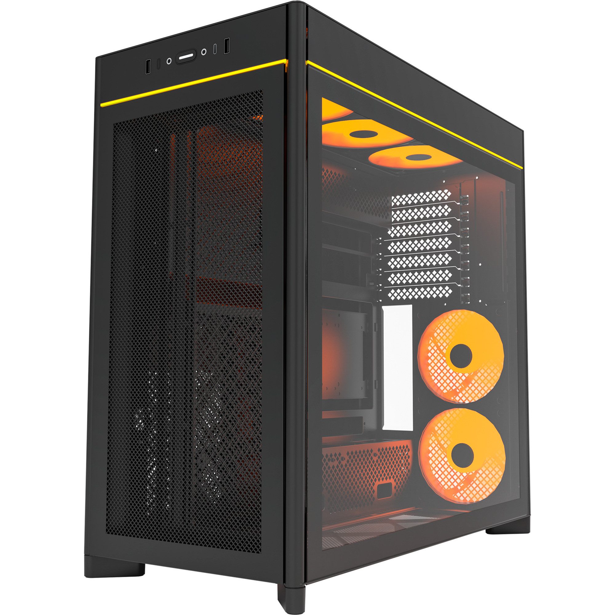 MONTECH PC-Gehäuse Montech HS01 PRO, Tower-Gehäuse, (Tempered Glass)