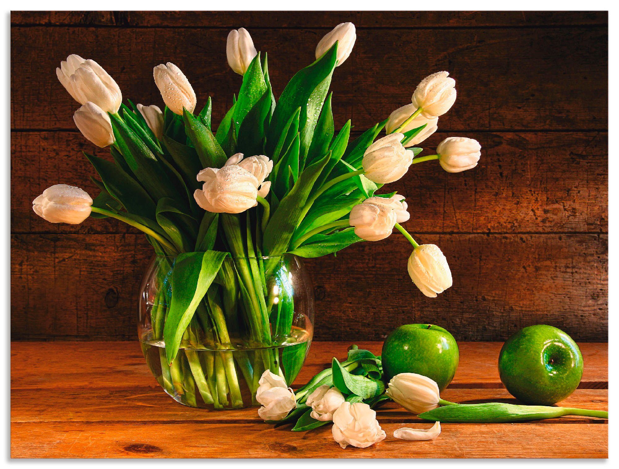 Tulpen Artland Wandbild versch. Alubild, Wandaufkleber Glasvase, als Poster (1 oder in Leinwandbild, St), in Blumen Größen