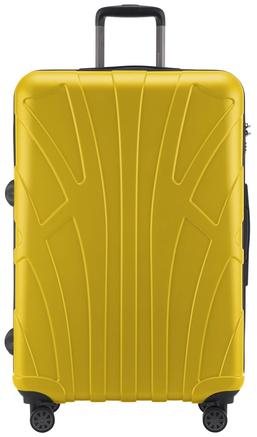 Leicht, TSA Zahlenschloss, S1, - Rollen, Suitline 96 Liter Erweiterbar, 76 110 ca. 4 Packvolumen Robust, Gelb cm, Trolley