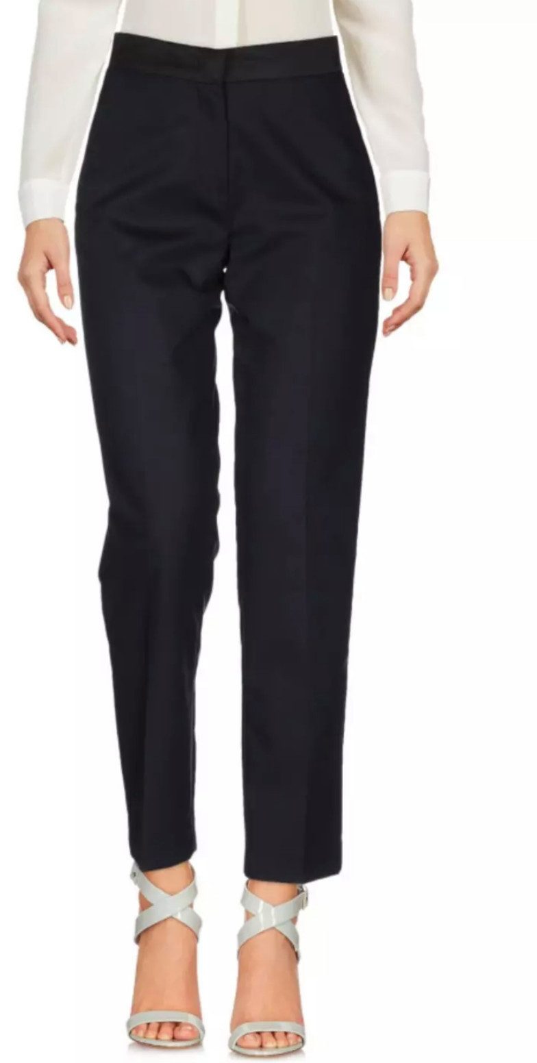 MONCLER Anzughose Damenhose Smokinghose Reißverschluss, Haken und Knopf günstig online kaufen