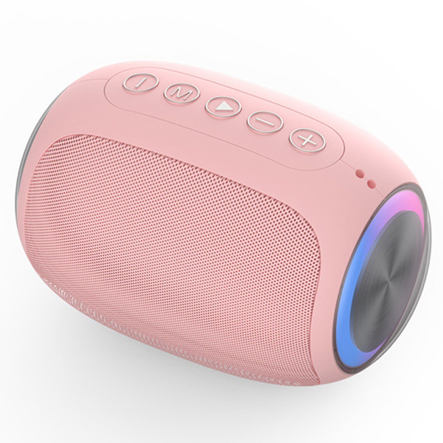 Devenirriche Bluetooth Lautsprecher Musikbox,Tragbarer Bluetooth Box Pulver Bluetooth-Lautsprecher