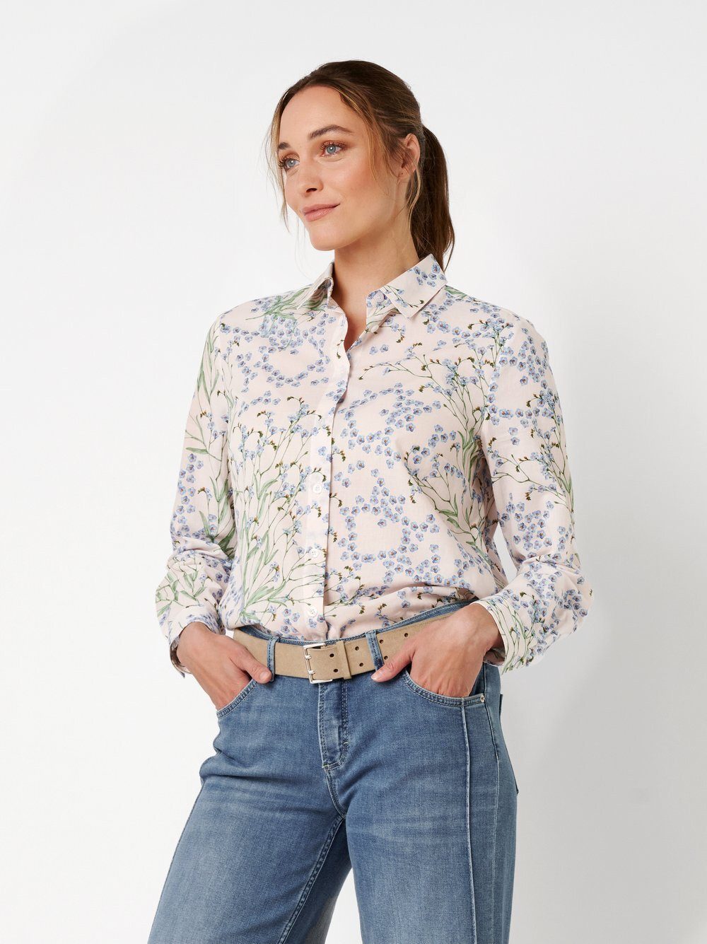 TONI Hemdbluse Clay mit Flowerprint