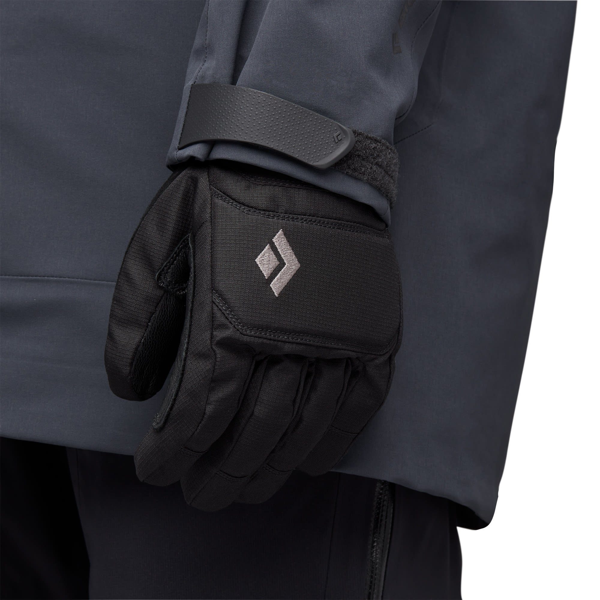 Black Herren Diamond Mission Diamond Glove M Black Fleecehandschuhe Accessoires