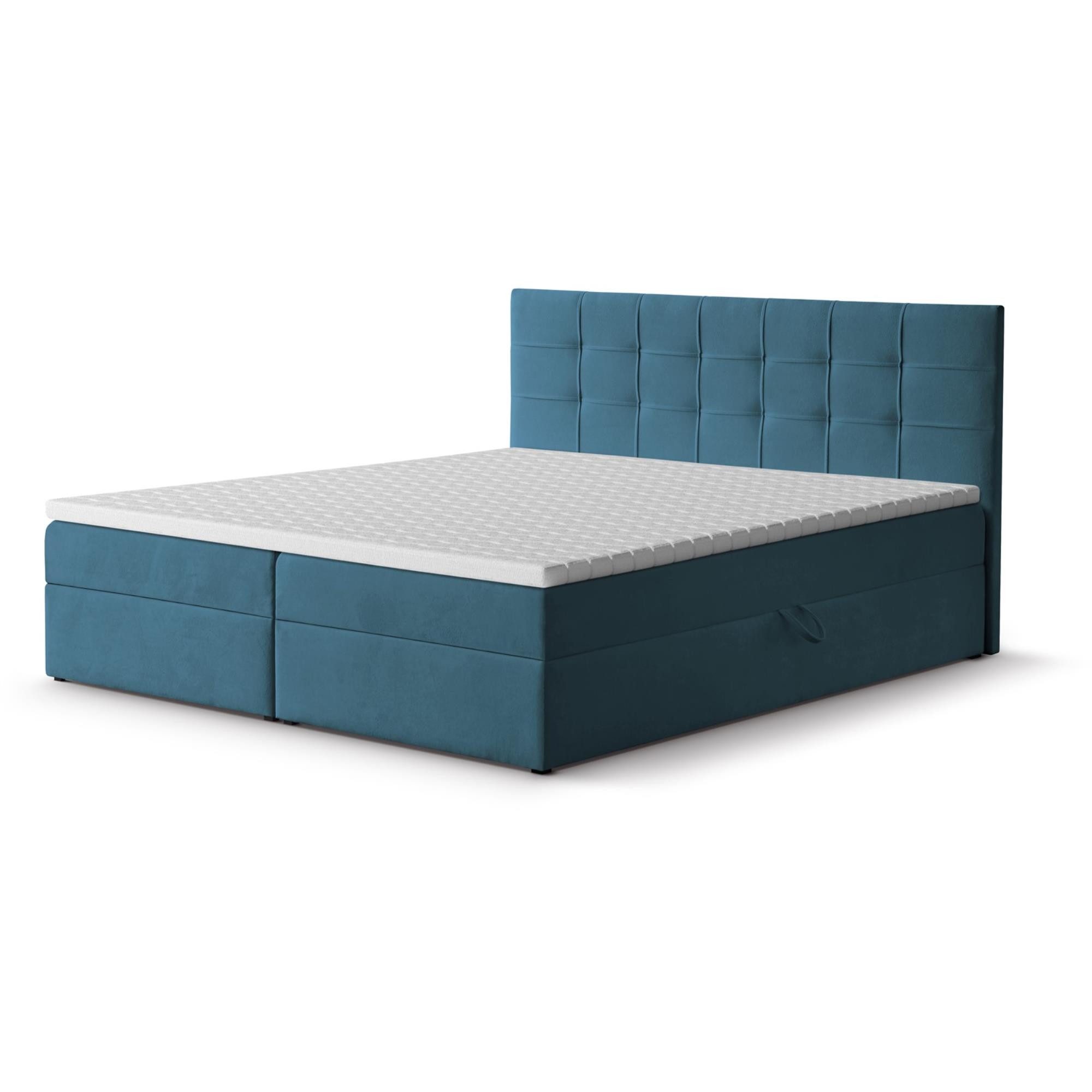 Beautysofa Boxspringbett mit Bettkasten Topiq II, günstig online kaufen