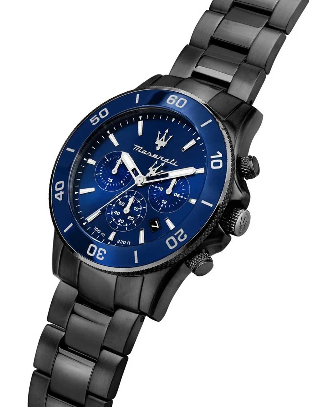 MASERATI Quarzuhr Maserati R8873600005 Herrenuhr Competizione Chronograph 43mm 10ATM Maserati R8873600005 Herrenuhr Competizione Chronograph 43mm 10ATM