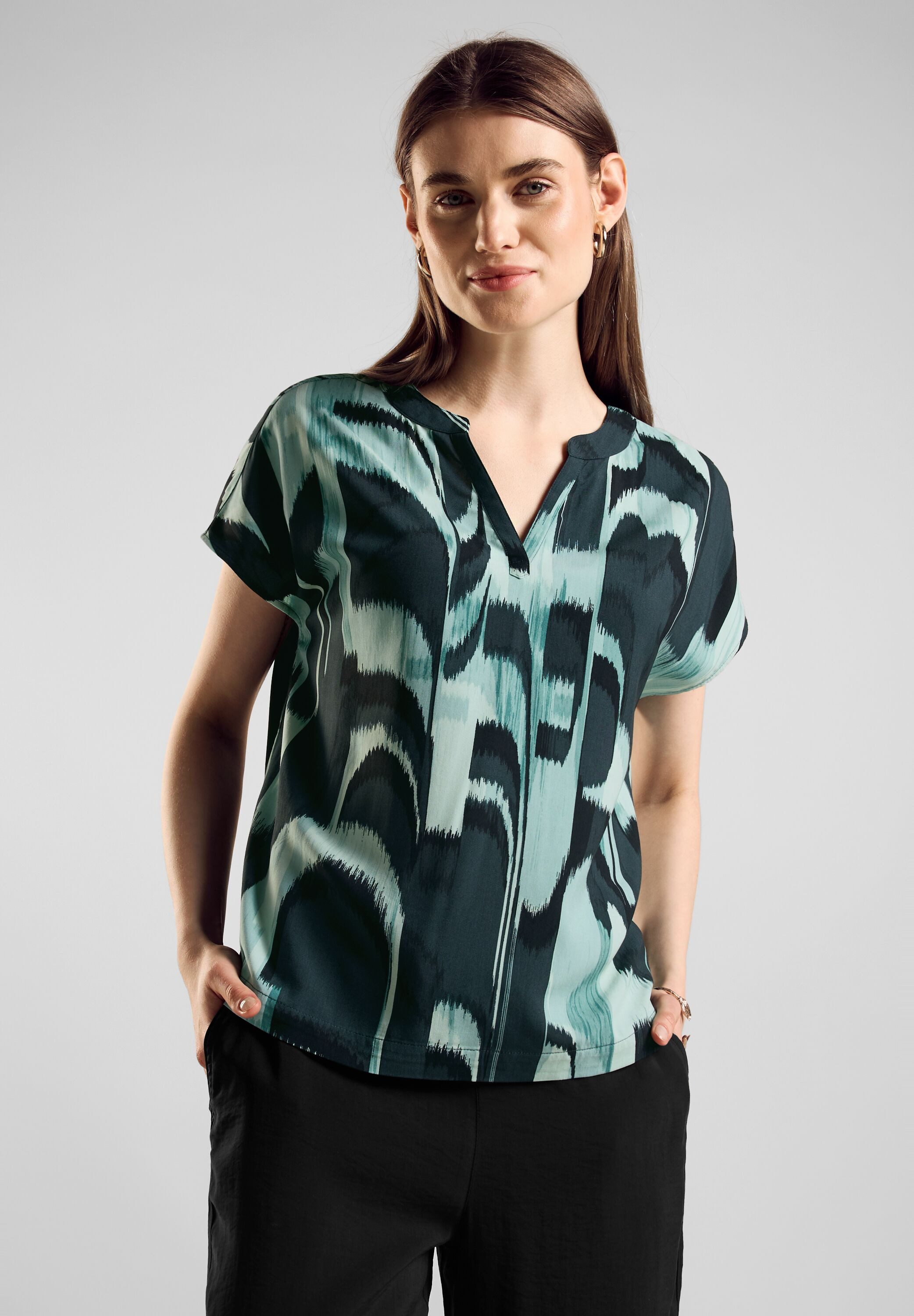 Druckbluse
