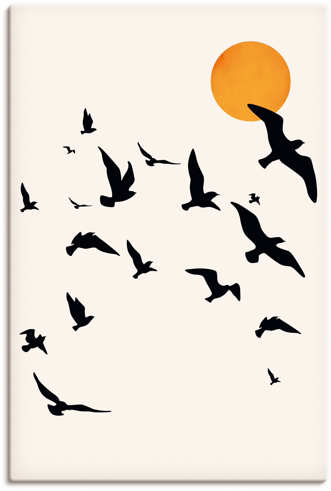 in Leinwandbild, Artland versch. Alubild, Poster davon, St), Wandbild und Auf oder Größen (1 als Wandaufkleber Vogelbilder