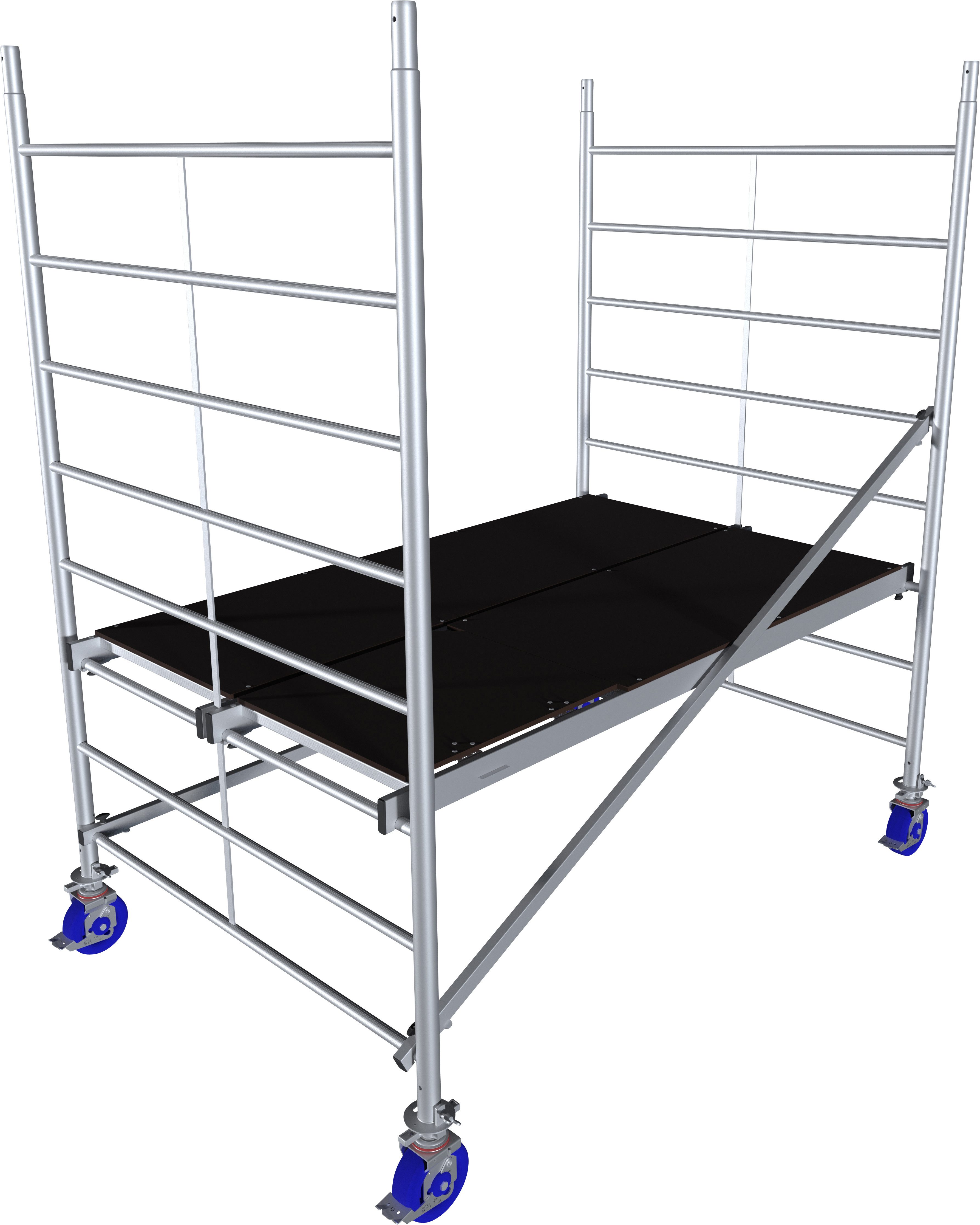 KRAUSE Fahrgerüst ProTec XXL Breitaufbau, (Set), Arbeitshöhe: 2,9 Meter