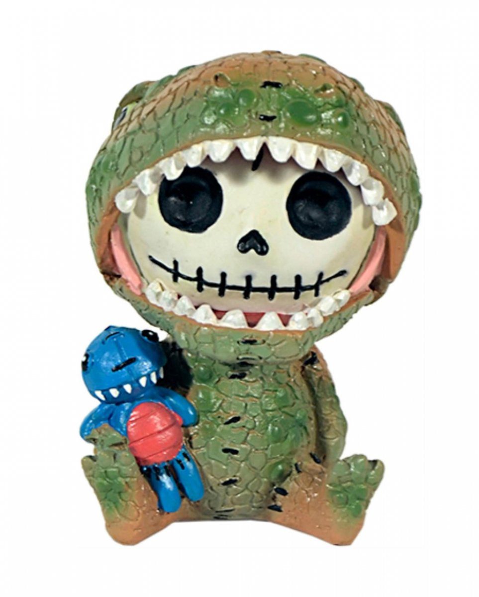 Horror-Shop Dekofigur Kleine T-Rex Furrybones die Dino Geschenki - Figur
