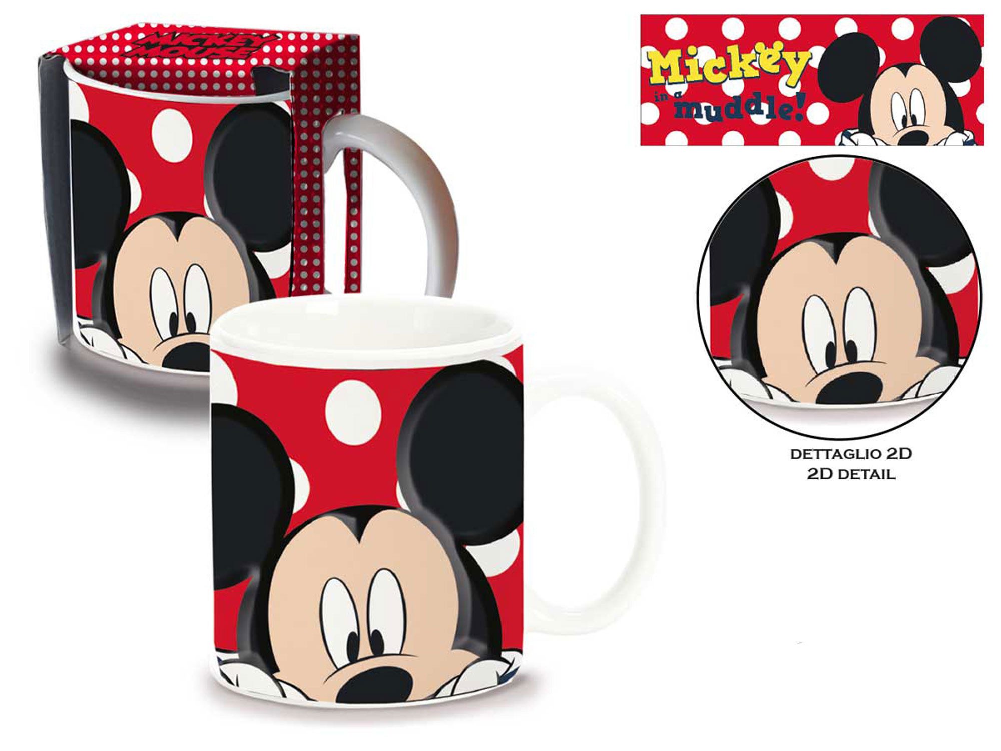 Tasse Disney - Lizenz Чашки - Mickey Mouse - 2D
