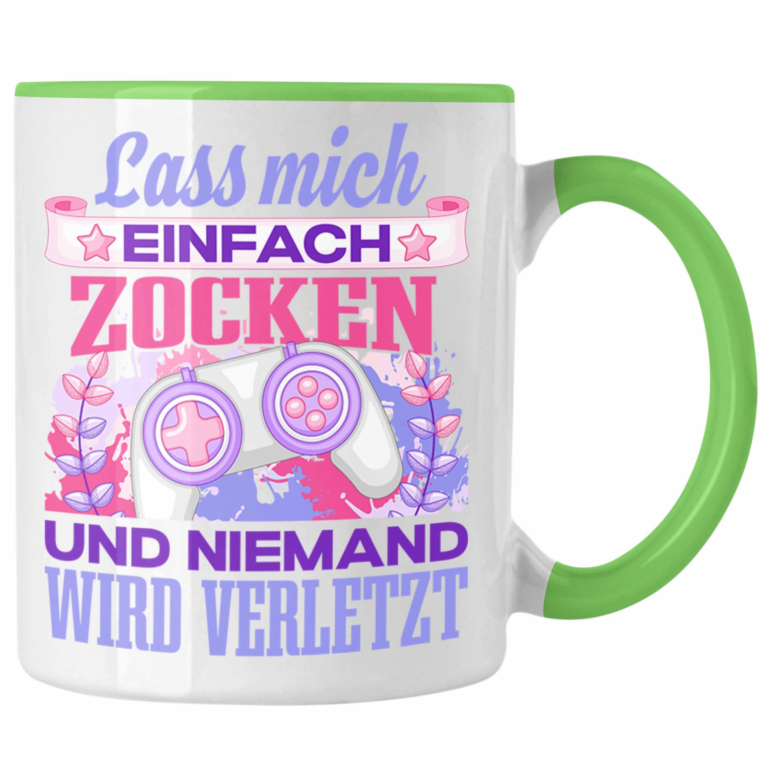 Trendation Tasse Trendation - Gamer Girl Mädchen Tasse Geschenk Spruch Mädchen Zockerin