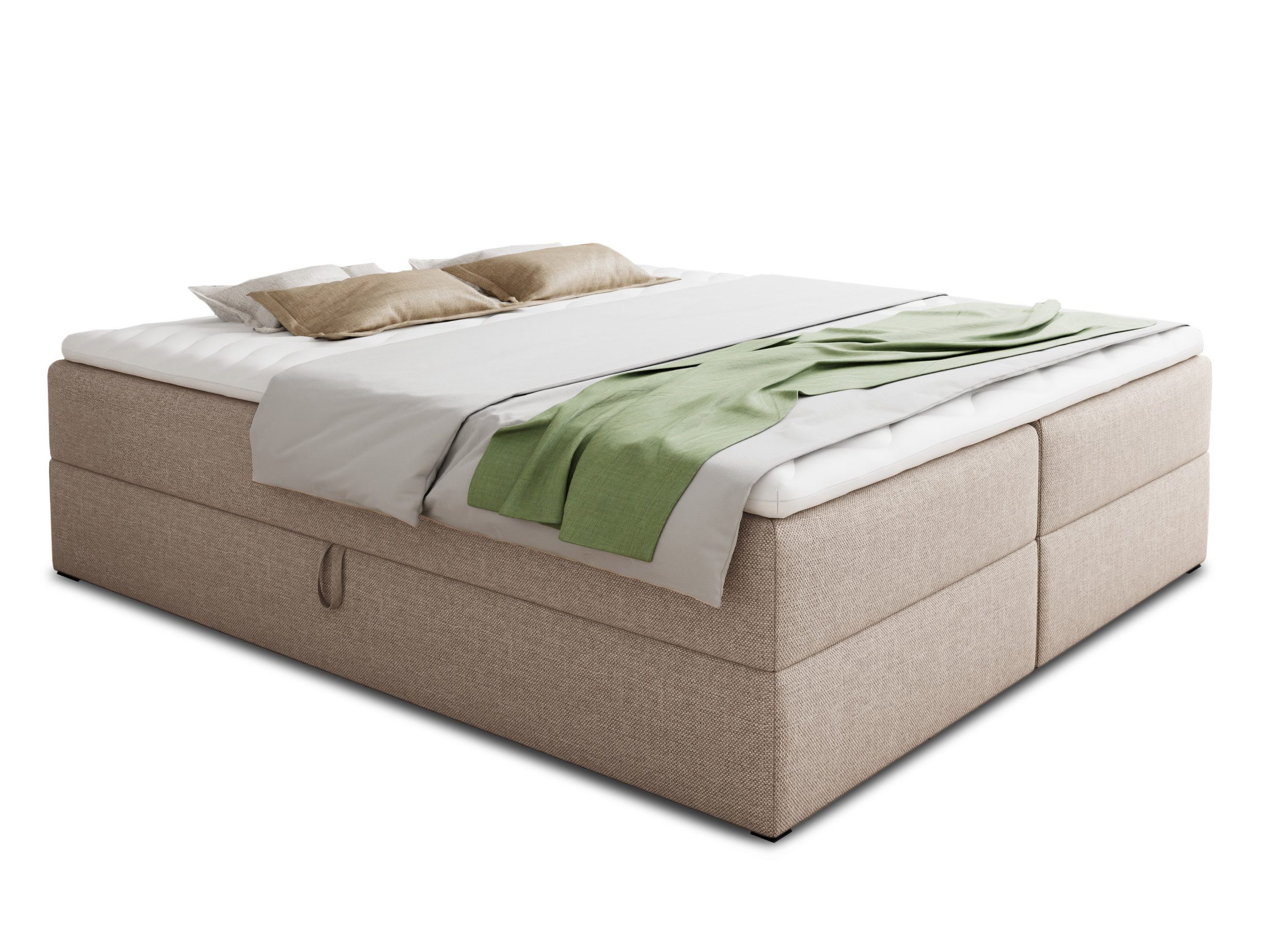 Sofnet Boxbett Base (mit zwei Bettkästen, Bonell-Matratze und Topper), Dopp günstig online kaufen