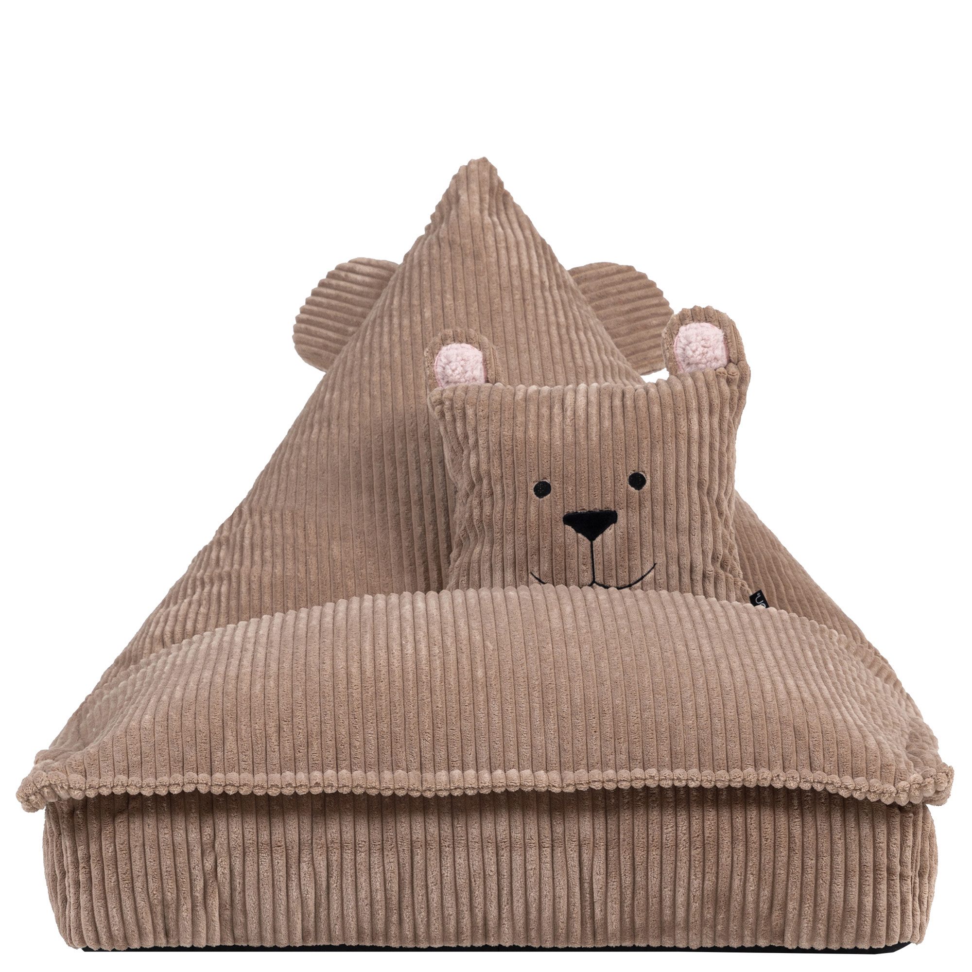 icon Sitzsack Kinder Animalfreunde mit Kissen aus Cord, 72x102x66cm, Made in Germany, für Kinderzimmer – Bild 4 von 5
