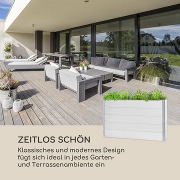 blumfeldt Hochbeet Nova Grow Gartenbeet, Pflanzkübel Outdoor Balkon außen groß WPC Garten