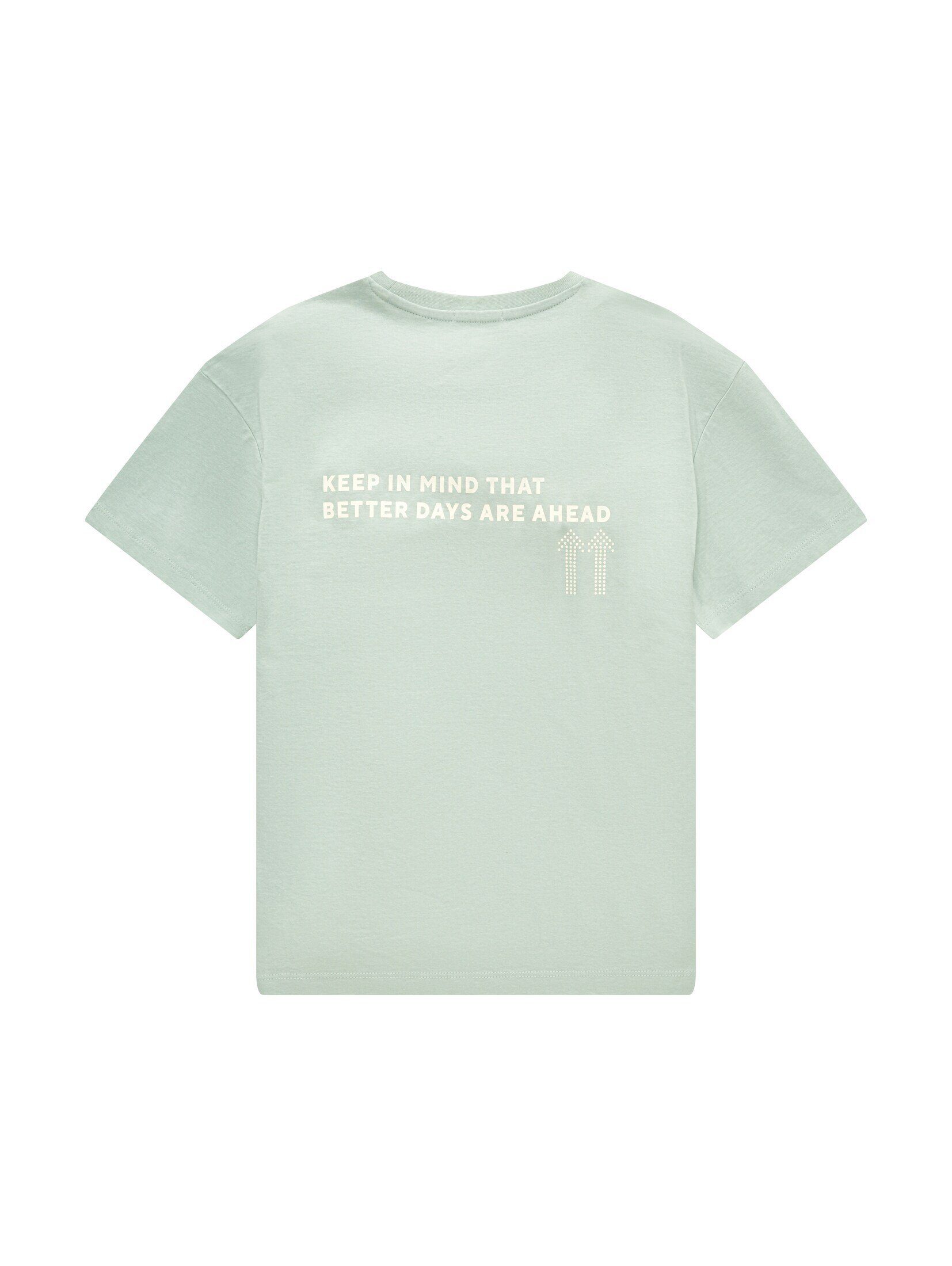 TAILOR TOM mit Textprint T-Shirt Mint T-Shirt Vintage