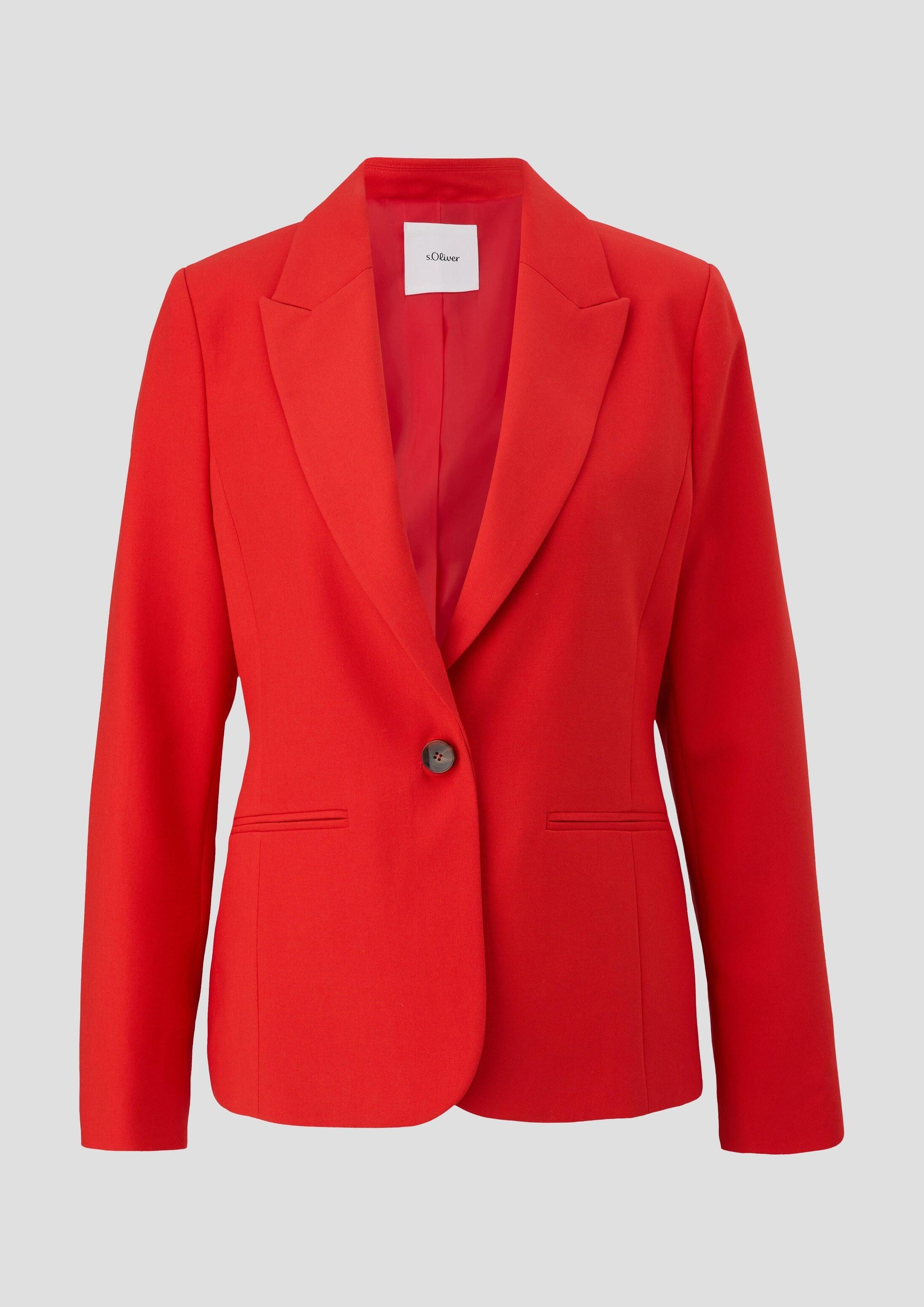 s.Oliver Jackenblazer Indoor-Blazer Blazer aus Viskosemix