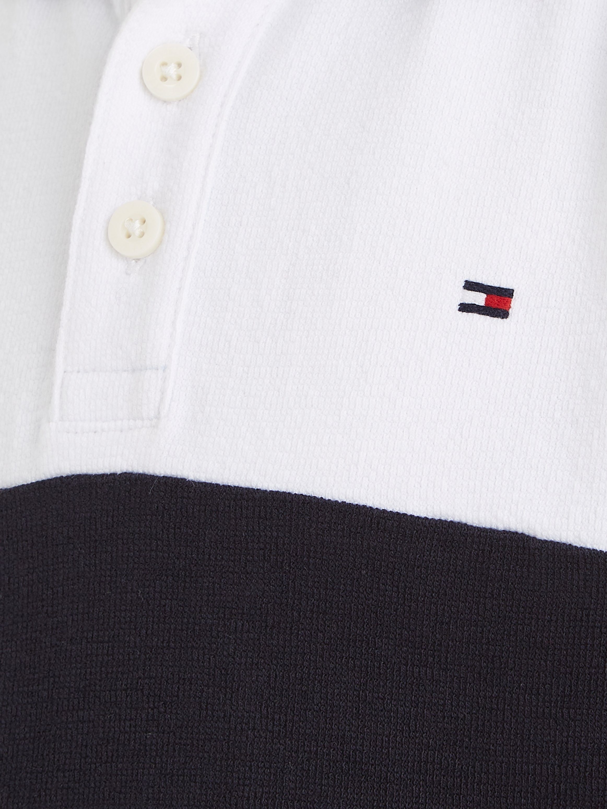 Streifen Farben in den S/S Hilfiger POLO Tommy mit STRIPE Hilfiger Poloshirt GLOBAL CLRBLOCK typischen