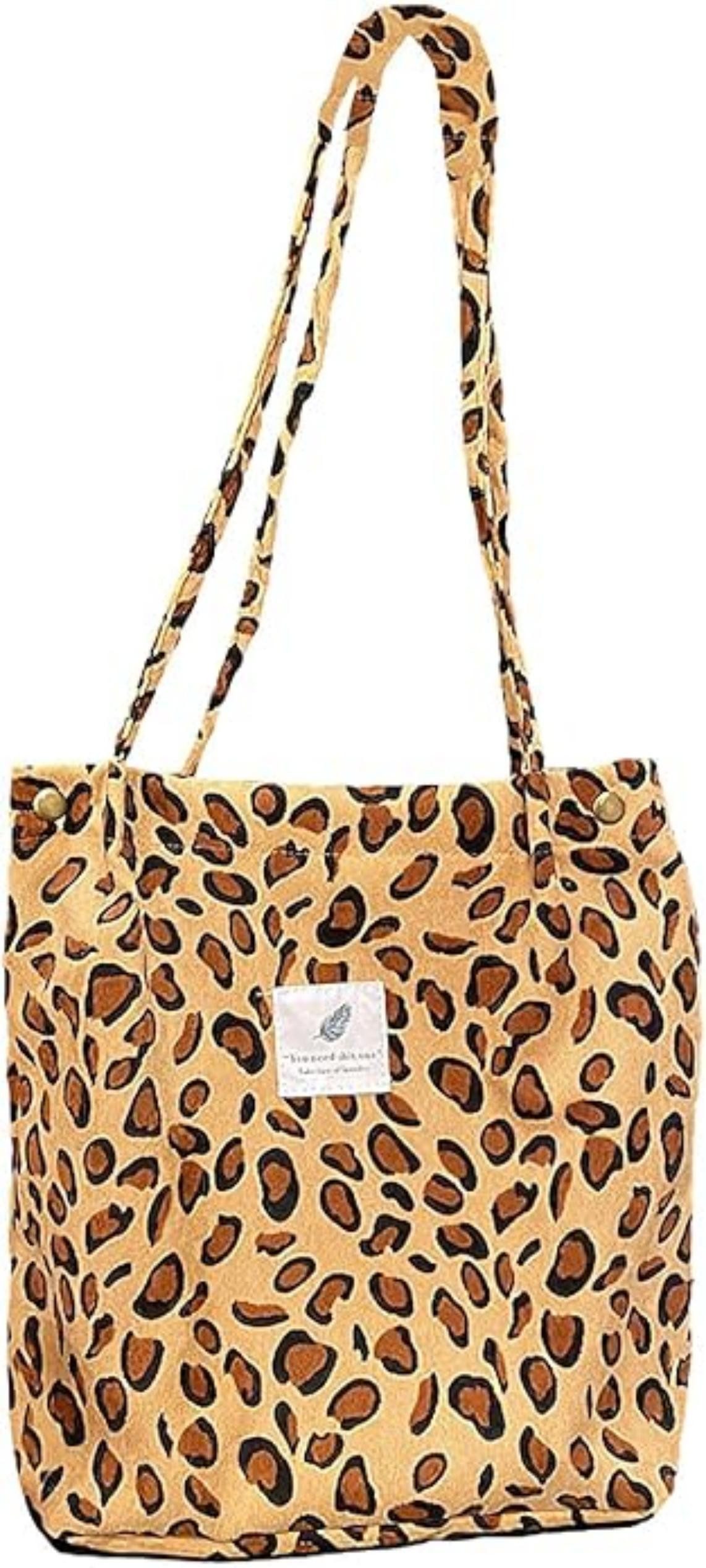 Zaewry Schultertasche Umhängetasche Damen Groß, Cord Tasche Tote Bag