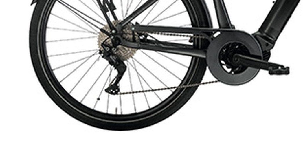 MBM E-Bike, 10 Gang Shimano, Kettenschaltung, Mittelmotor, 630 Wh, Elektro-Trekkingbike 28 Zoll EREBUS PRO