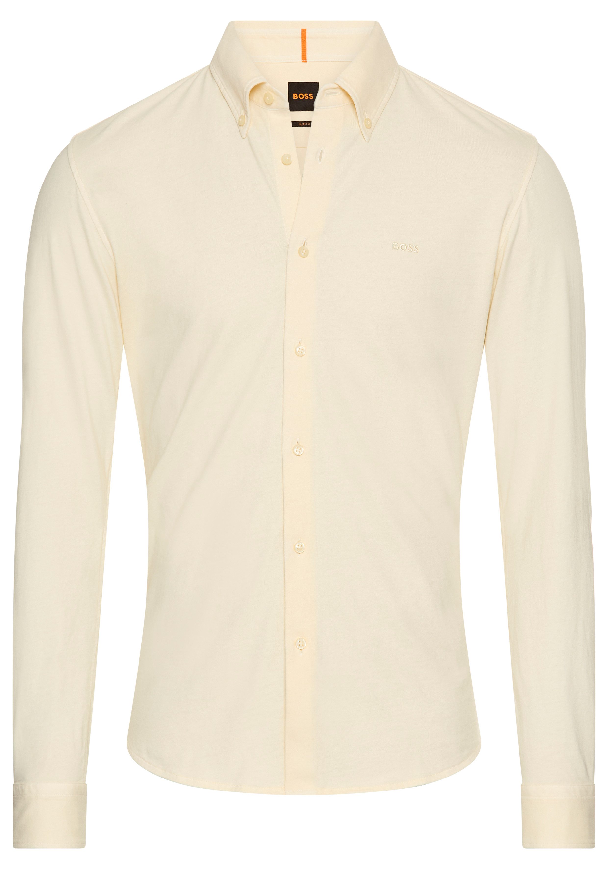 BOSS ORANGE Langarmhemd Myjersey mit Logo-Stickerei günstig online kaufen