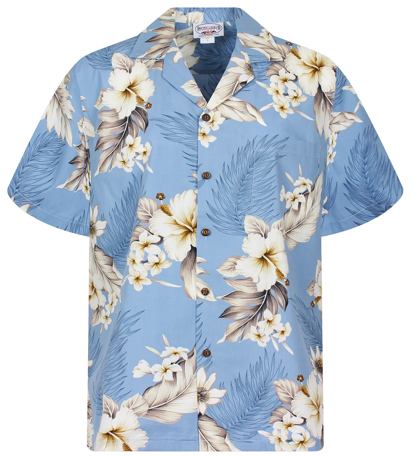 Pacific Legend Hawaiihemd Enzian Original Hawaiihemd günstig online kaufen