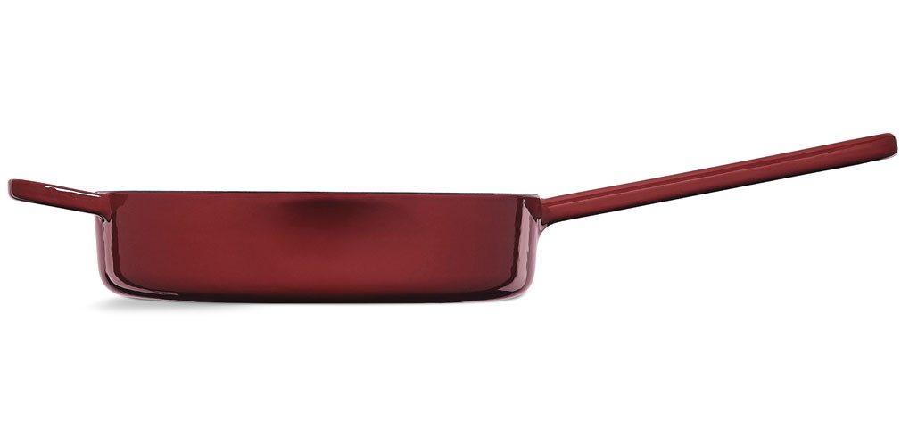 Fissler Bratpfanne Moments Collection Gusseisen, Pfanne, rund, Schüttrand mit Ausgießern, Gusseisen (1-tlg), Aroma-Bratfläche mit natürlichem Antihafteffekt
