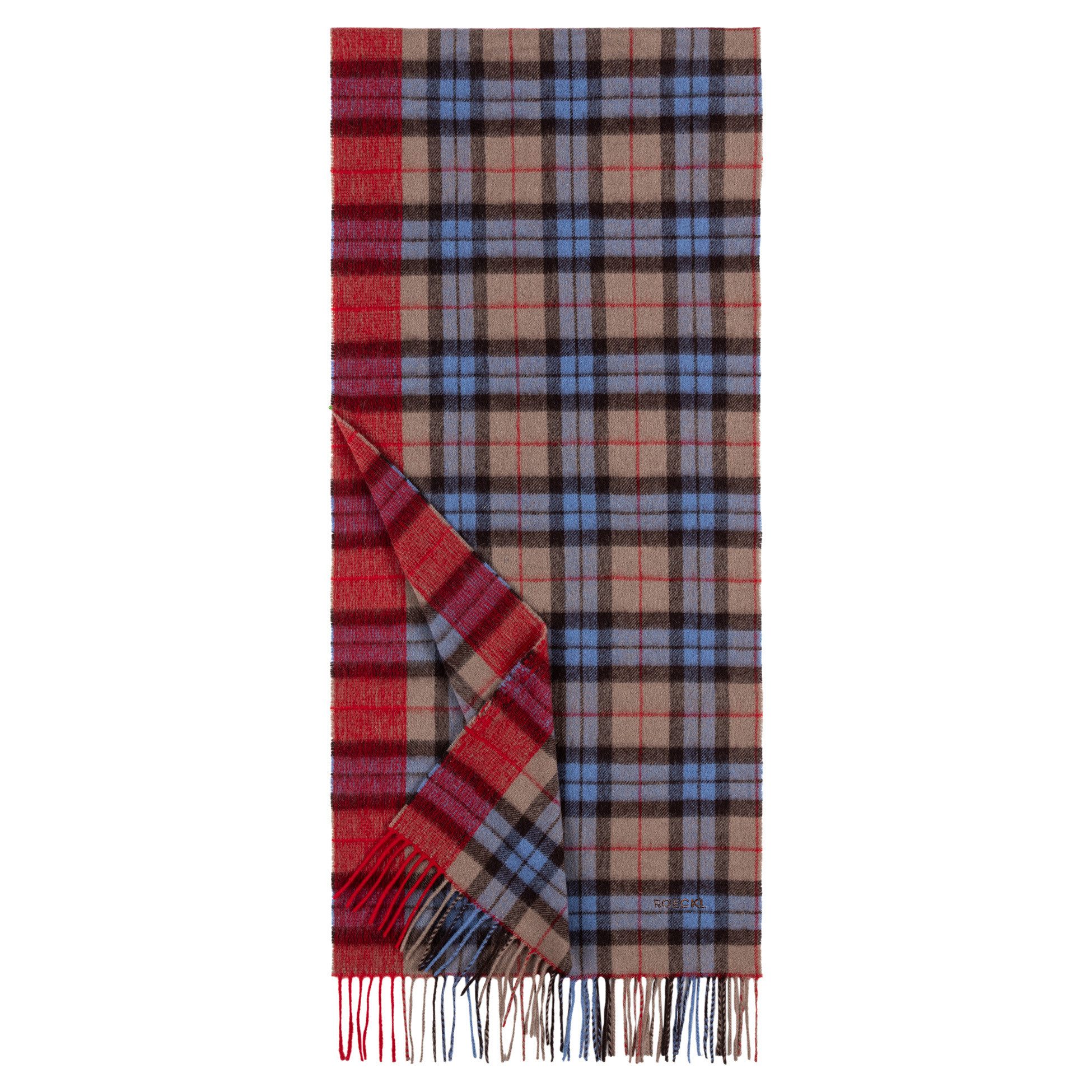 Roeckl Schal STRIPE TARTAN, weicher Wollschal