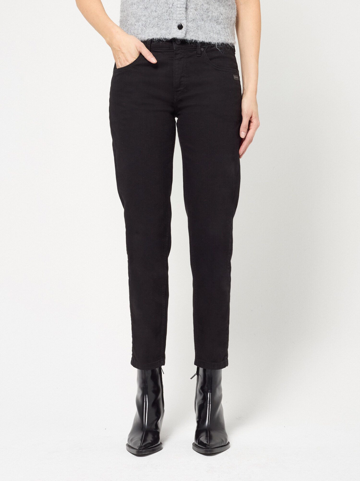 GANG Stoffhose 94NADIA CROPPED im 5-Pocket-Style