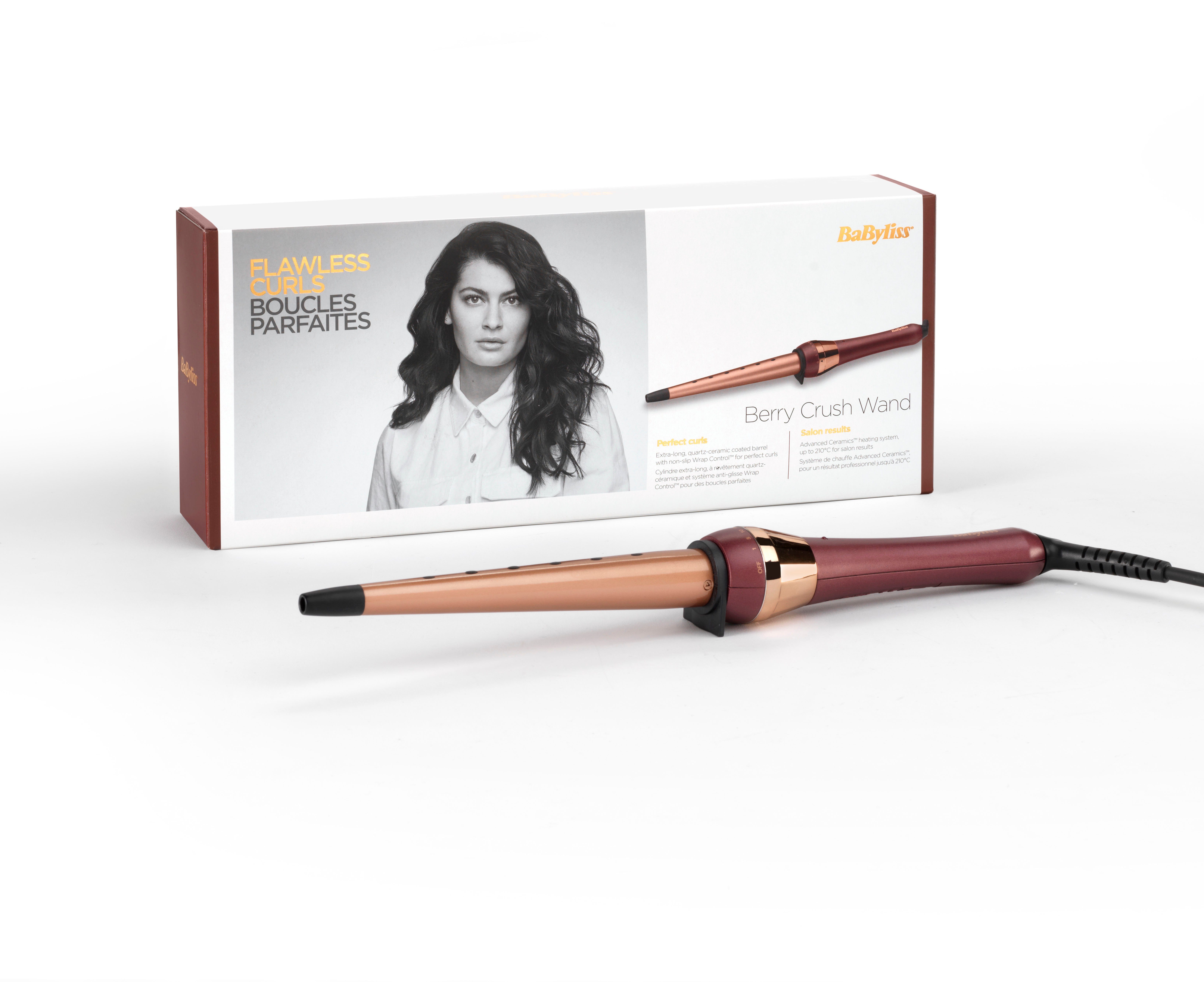 Berry Lockenstab BaByliss Crush Wand, Keramik-Beschichtung