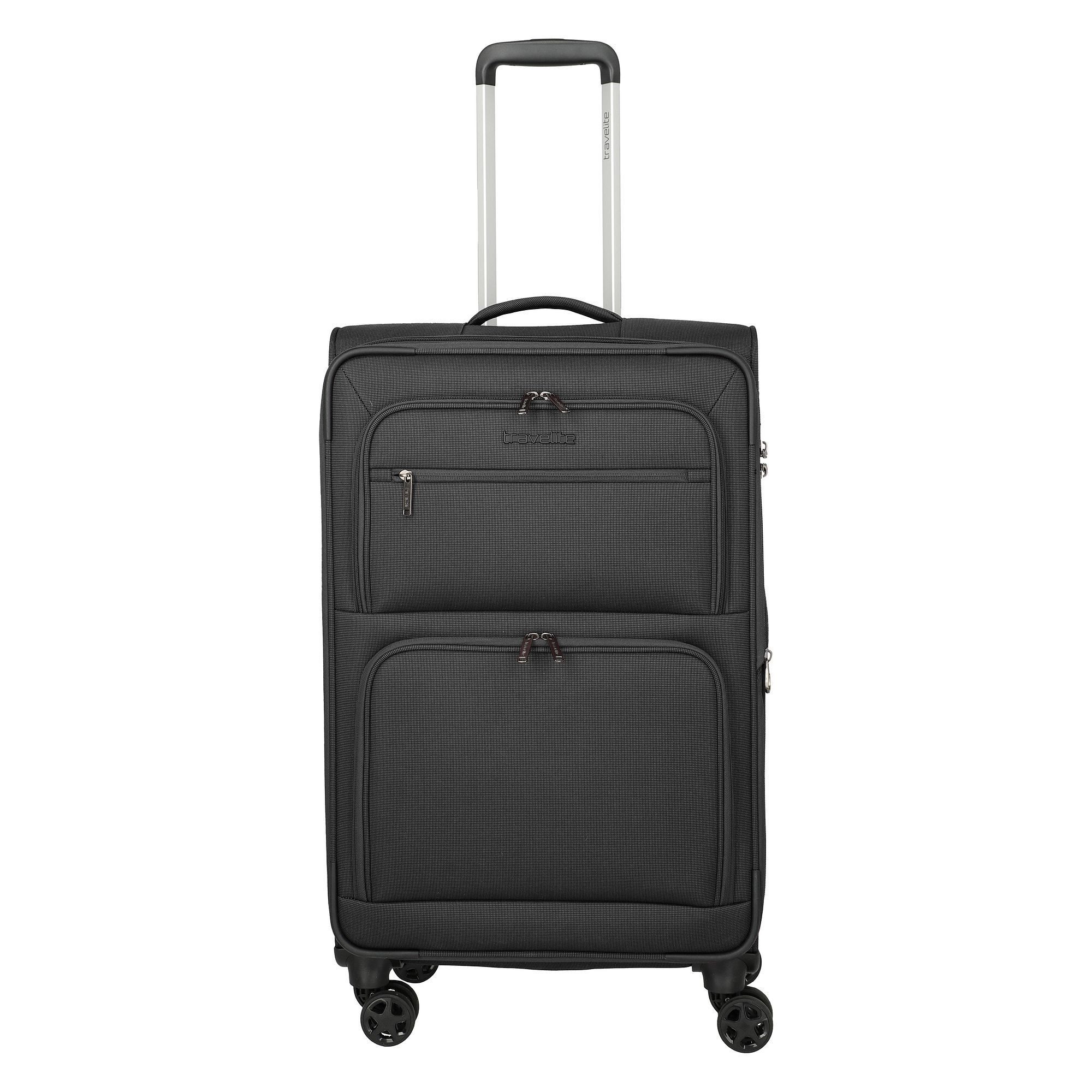 travelite Weichgepäck-Trolley Cubis, 4 Rollen, Polyester