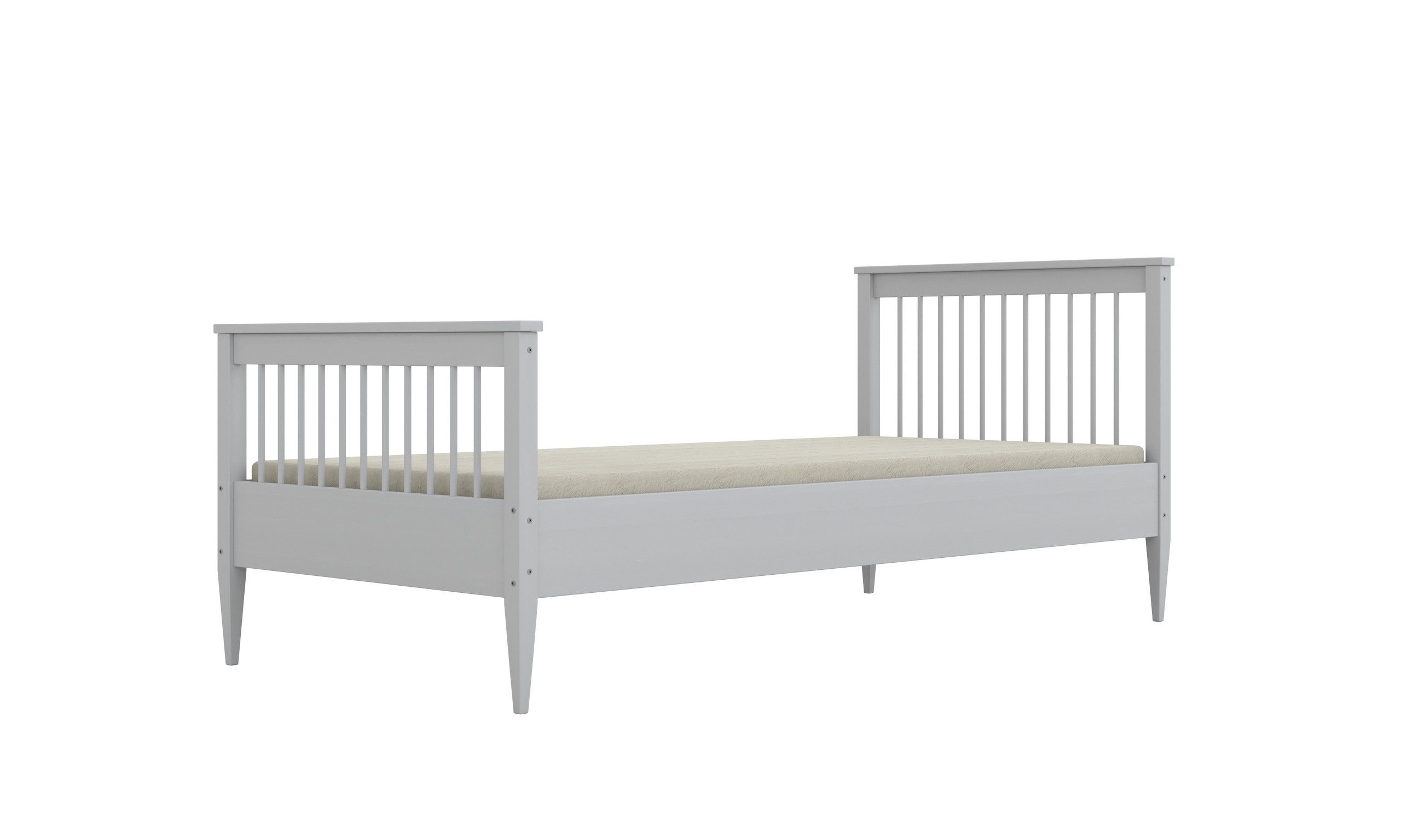 Raumhirsch Furniture Kinderbett 80x160, 80x180, 90x180, 80x200, 90x200 cm - Komplettset (ohne Matratze, Einzelbett für Kinder von 2 - 18 Jahren), verschiedene Farben & Designs